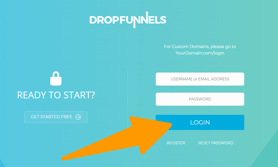 Logowanie-DropFunnels Login-DropFunnels
