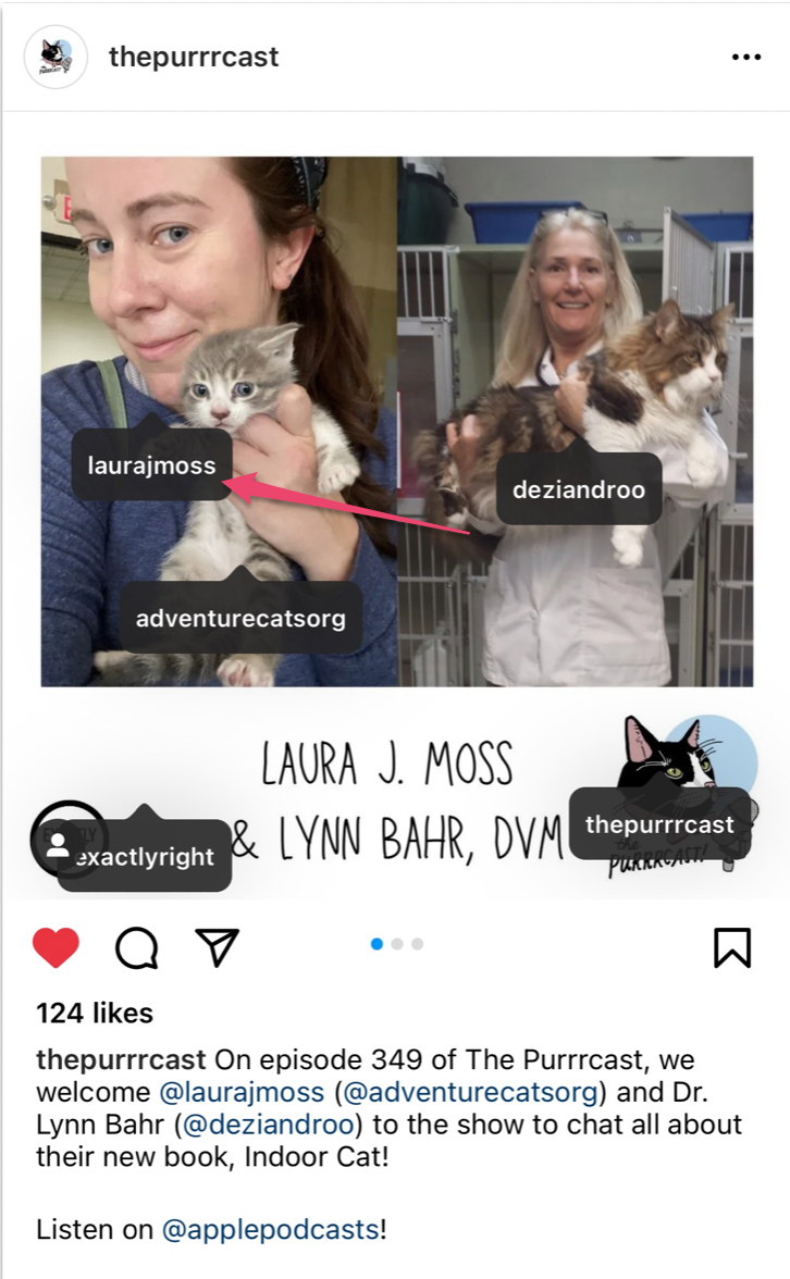 Instagram oznaczone zdjęcie.