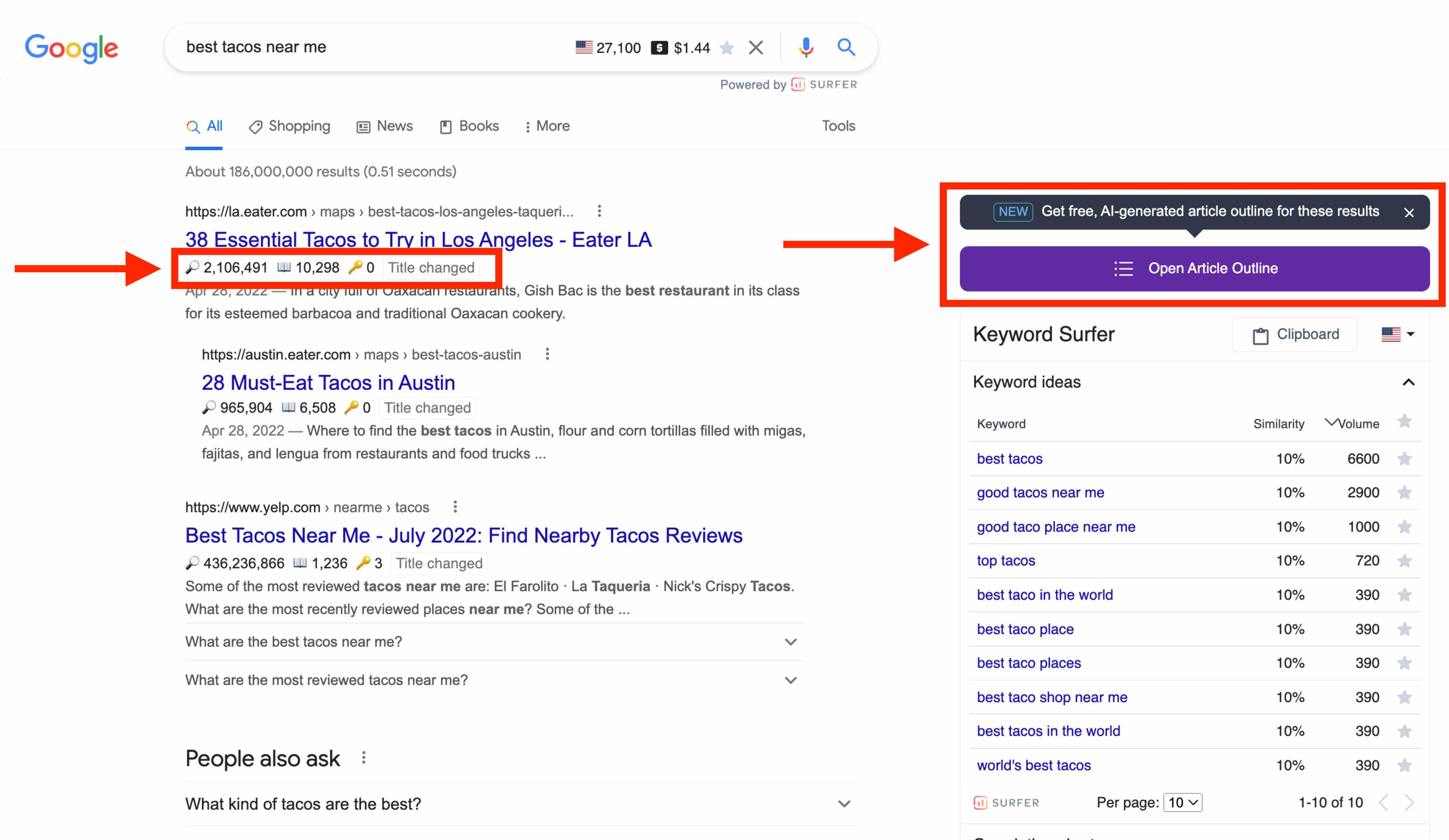 الكلمة المفتاحية سيرفر كروم التمديد