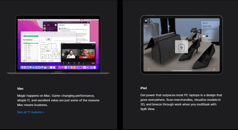 Guia de CTA B2B - Apple