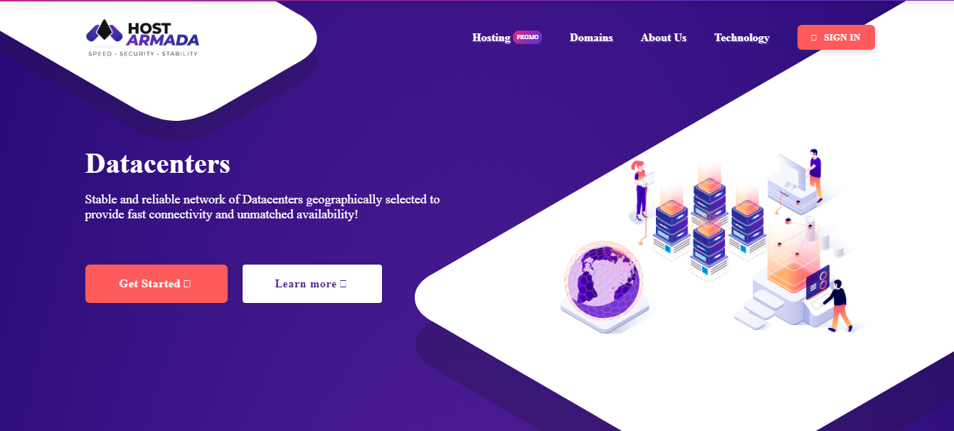 HostArmada data centers and locations