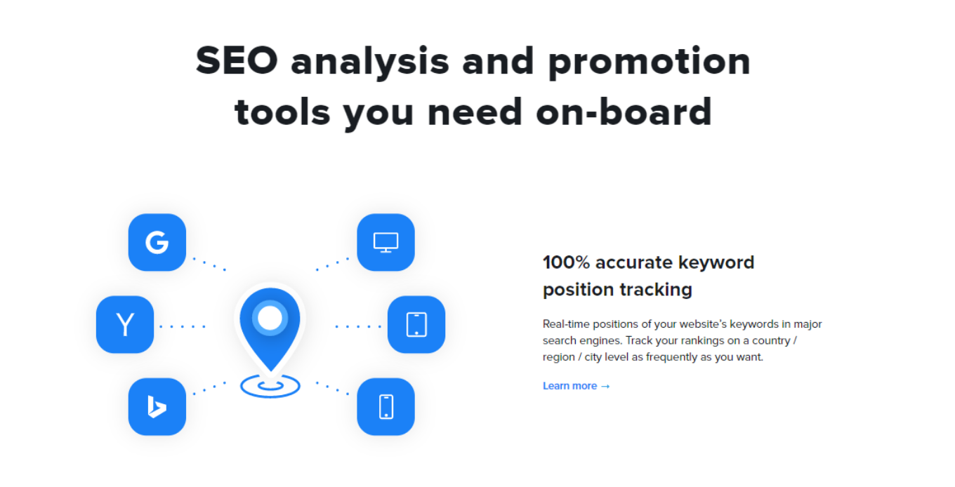 Se ferramenta de classificação SEo