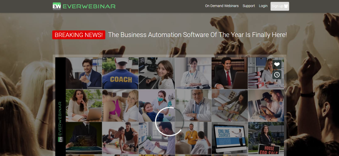 Партнерская программа EverWebinar Software EverWebinar Software Affiliate Program