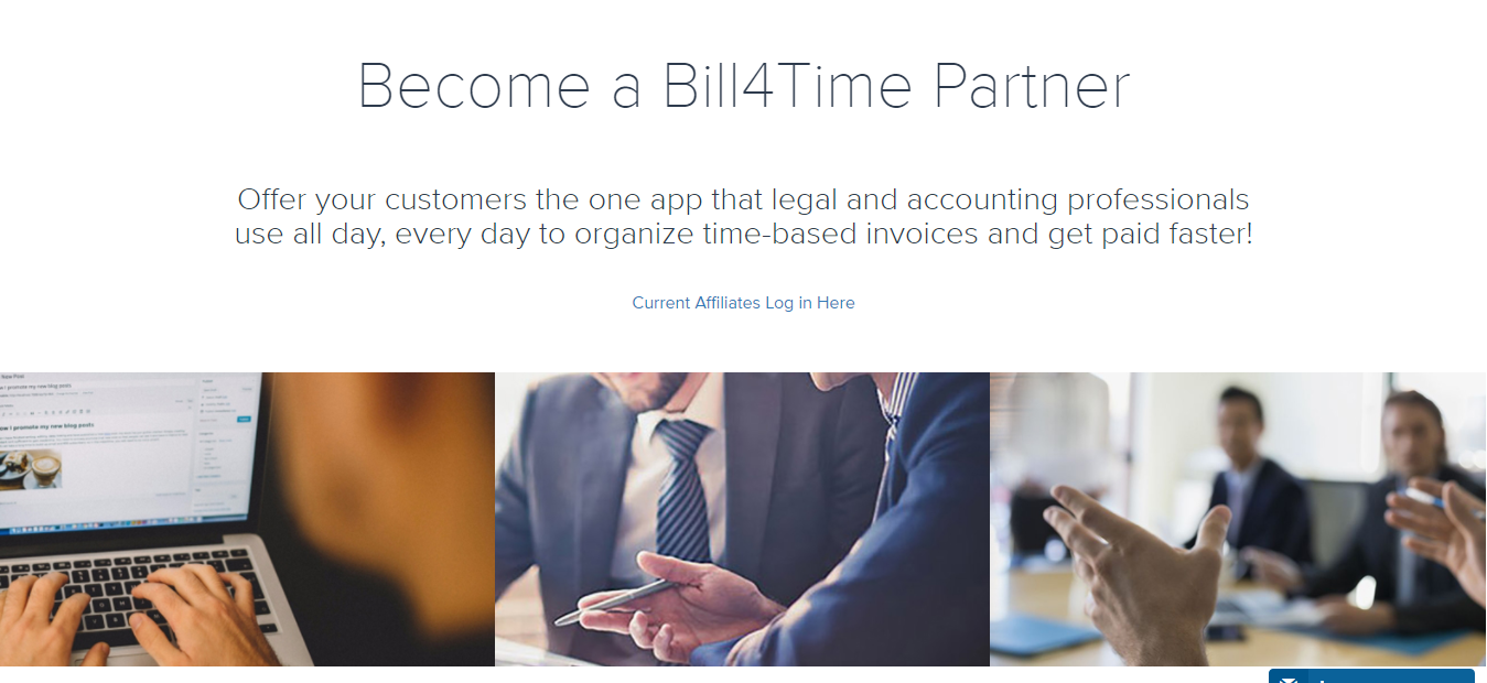 Партнерская программа Bill4Time Software Bill4Time Software Affiliate Program
