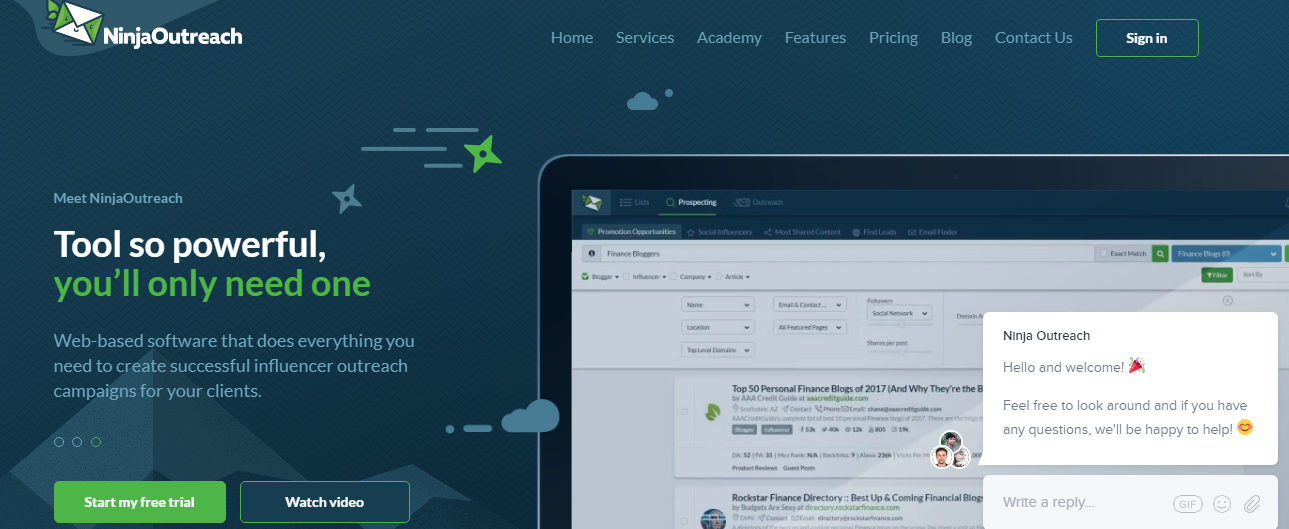 Ninja Outreach - партнерские программы Ninja Outreach- Affiliate Programs