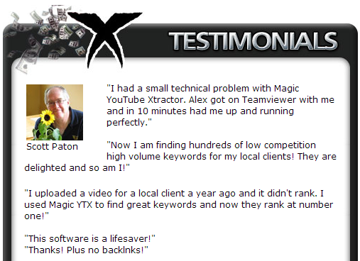 Testimonial Xtractor YouTube Ajaib 2