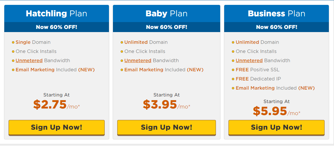 hostgator drupal host prices