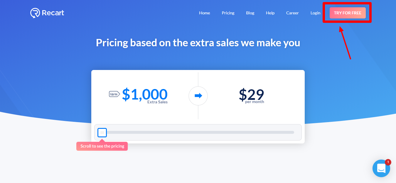 Revisión de recarga: seleccione el plan de precios Recart Review - select pricing plan