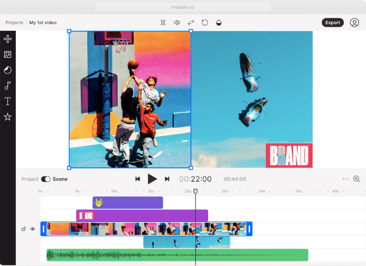 Piattaforma di editing video Kizoa