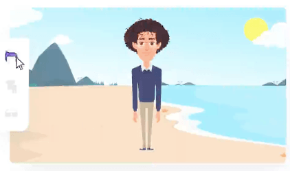 Creazione di un personaggio da spiaggia in Animaker