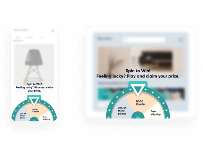 Imagine care arată exemplu de tehnică de marketing roata norocului