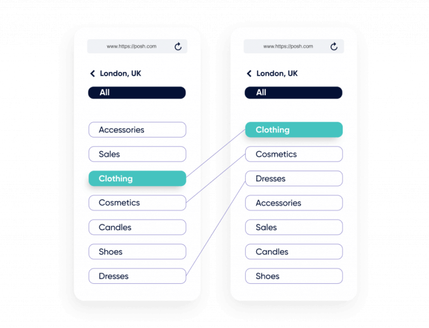 Imagine care arată experiența de căutare personalizată