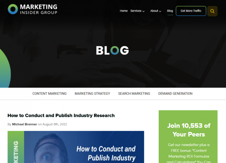 initié du marketing