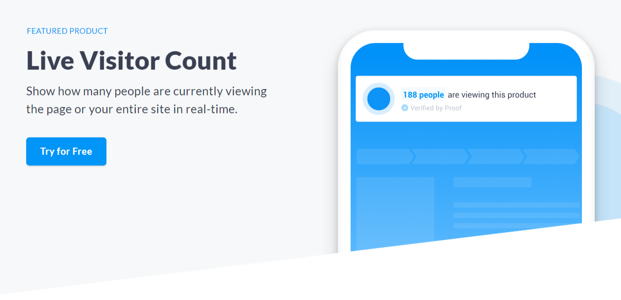 Обзор UseProof – количество посетителей в реальном времени UseProof Review- Live Visitors Count