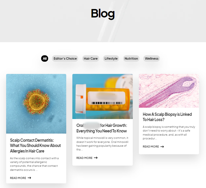 Strategie clară de conținut SEO - ScandinavianBioLabs.com