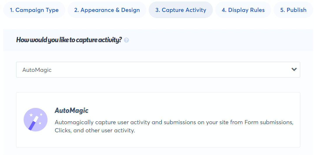 Capture-Activity-Trustpulse - MonsterInsights Capture activity tab - TrustPulse