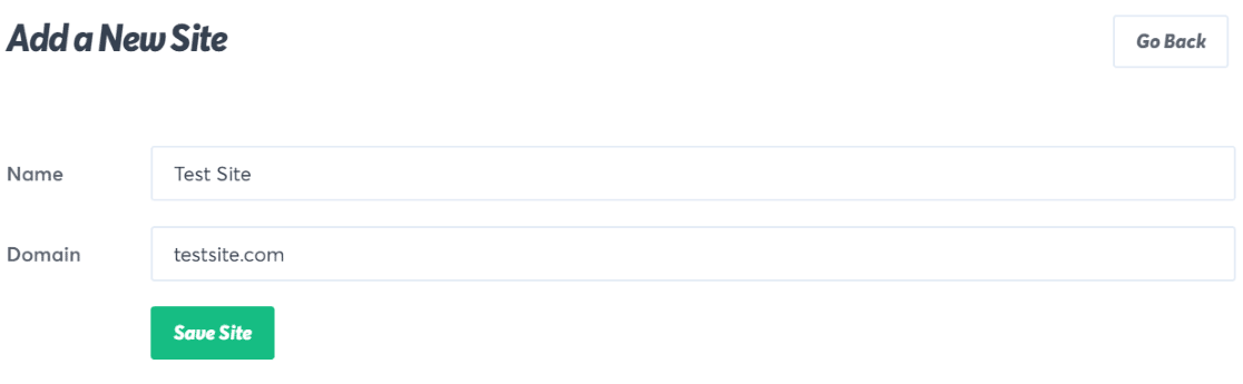 Neue Site in TrustPulse hinzufügen