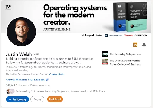LinkedIn-Profil erfolgreich
