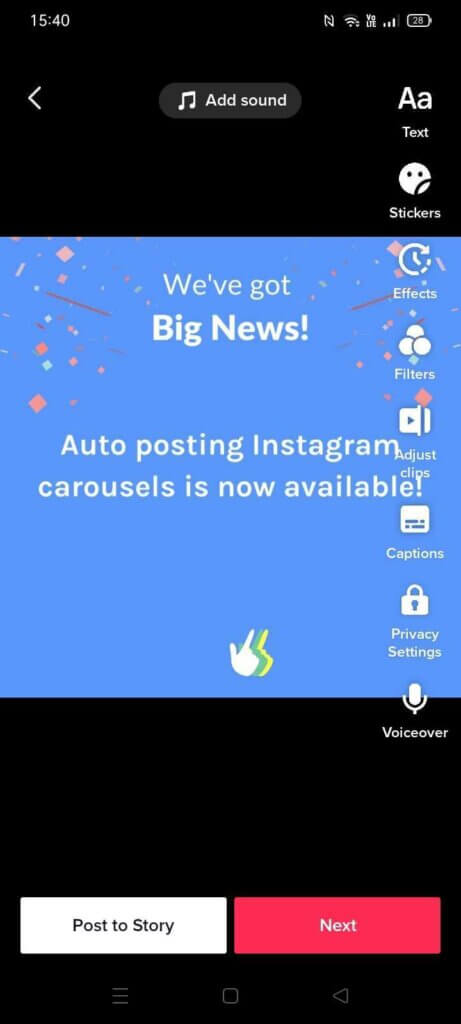 호퍼 HQ로 틱톡 게시