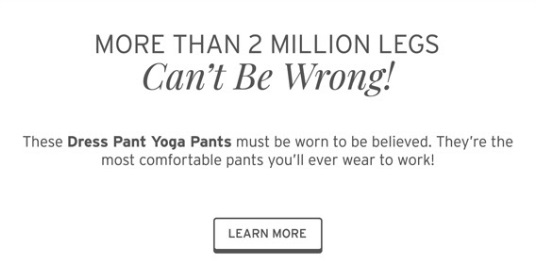 ソーシャルプルーフメールマーケティングの例