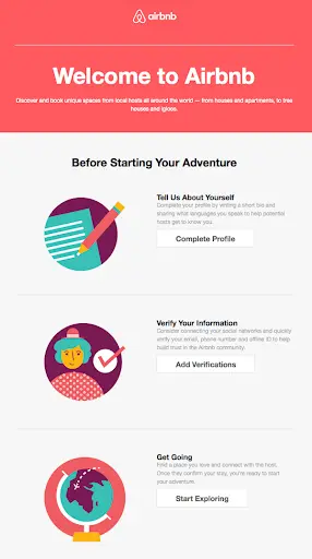 에어비앤비 환영 이메일