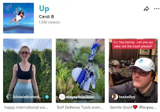 arriba por la canción de cardi