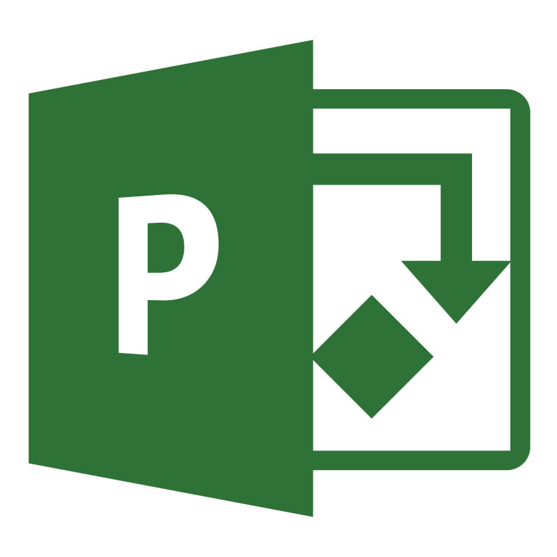 Logo Microsoft Project, salah satu alternatif Wrike terbaik untuk manajemen proyek