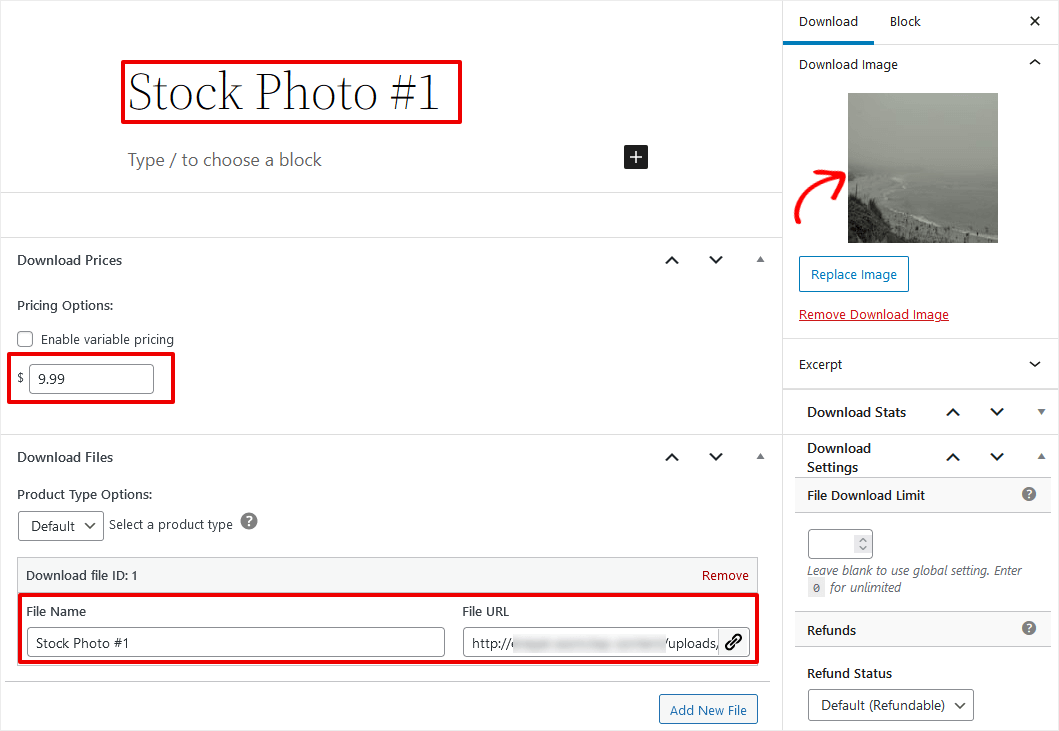 デジタル ダウンロード エディター