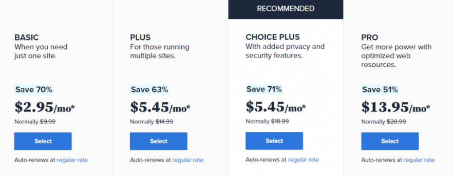 ブルーホストプラン