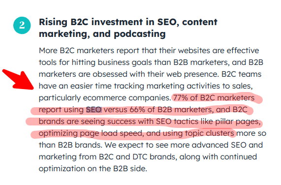 investissement de référencement