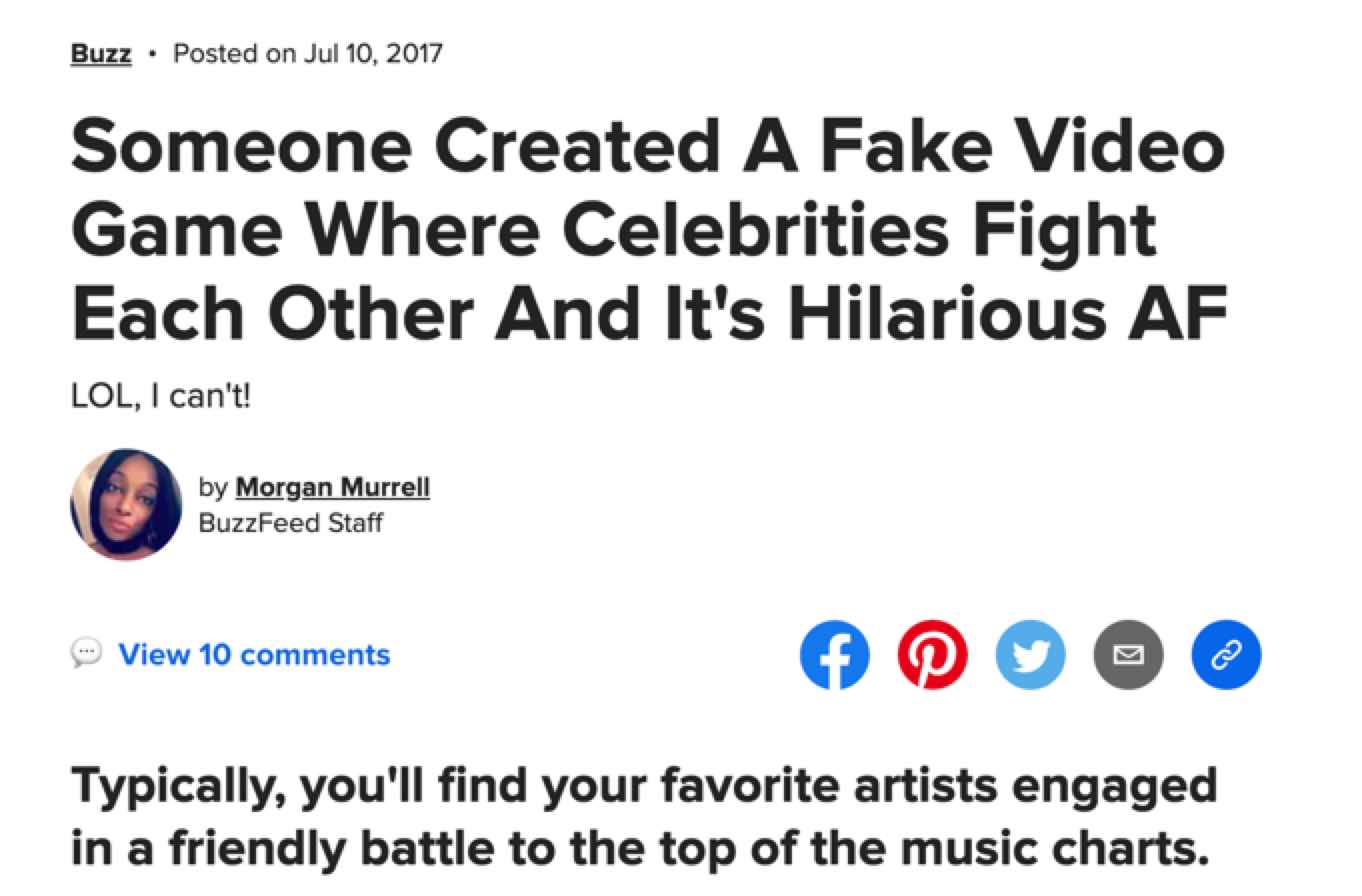 잘못된 클릭베이트의 예