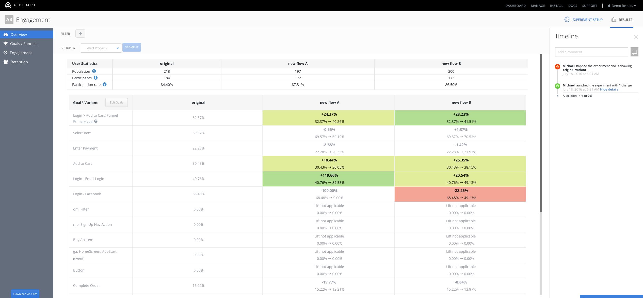 スクリーンショットを最適化します。