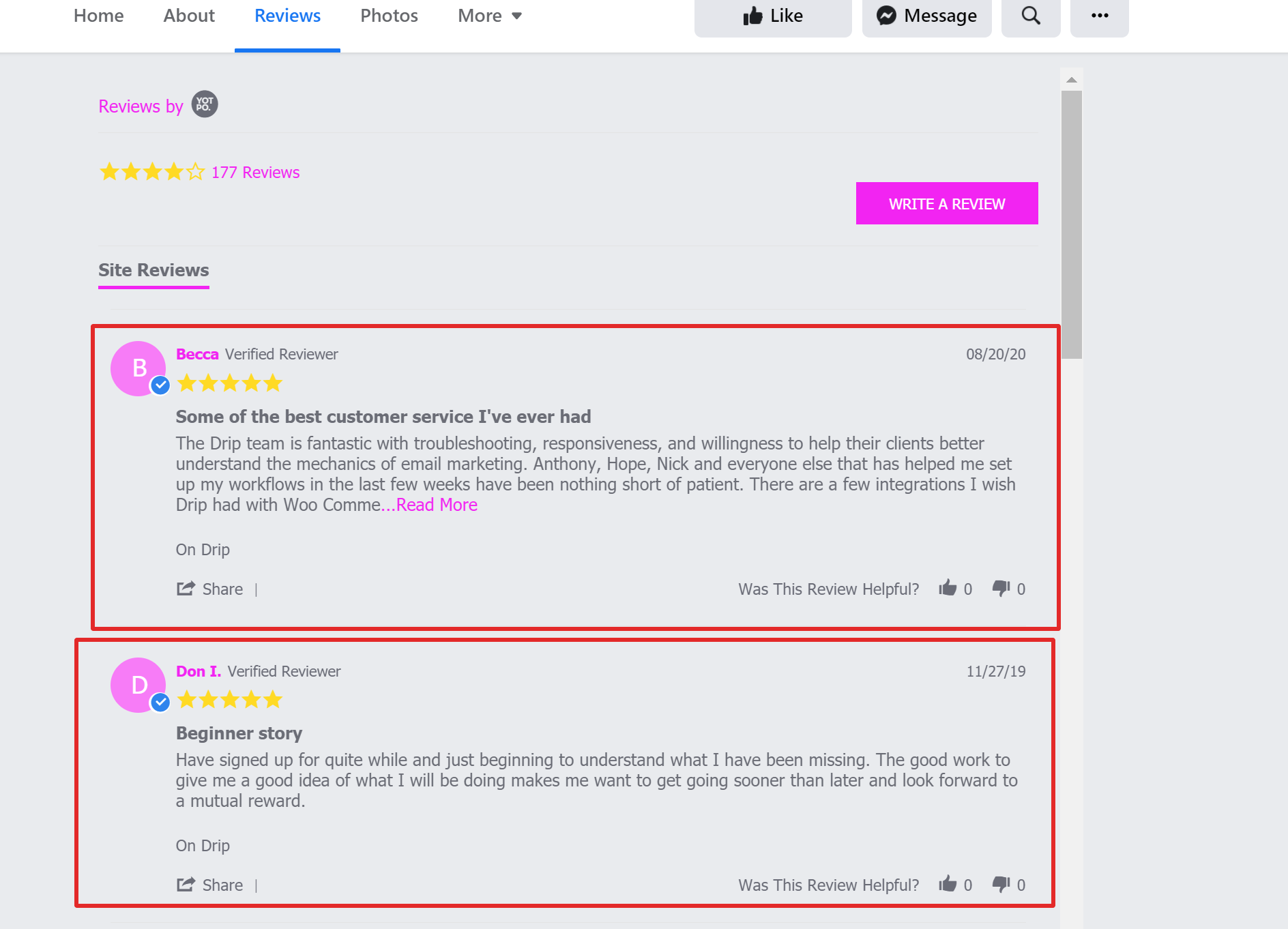 Examen du commerce électronique DRIP crm DRIP crm Ecommerce review