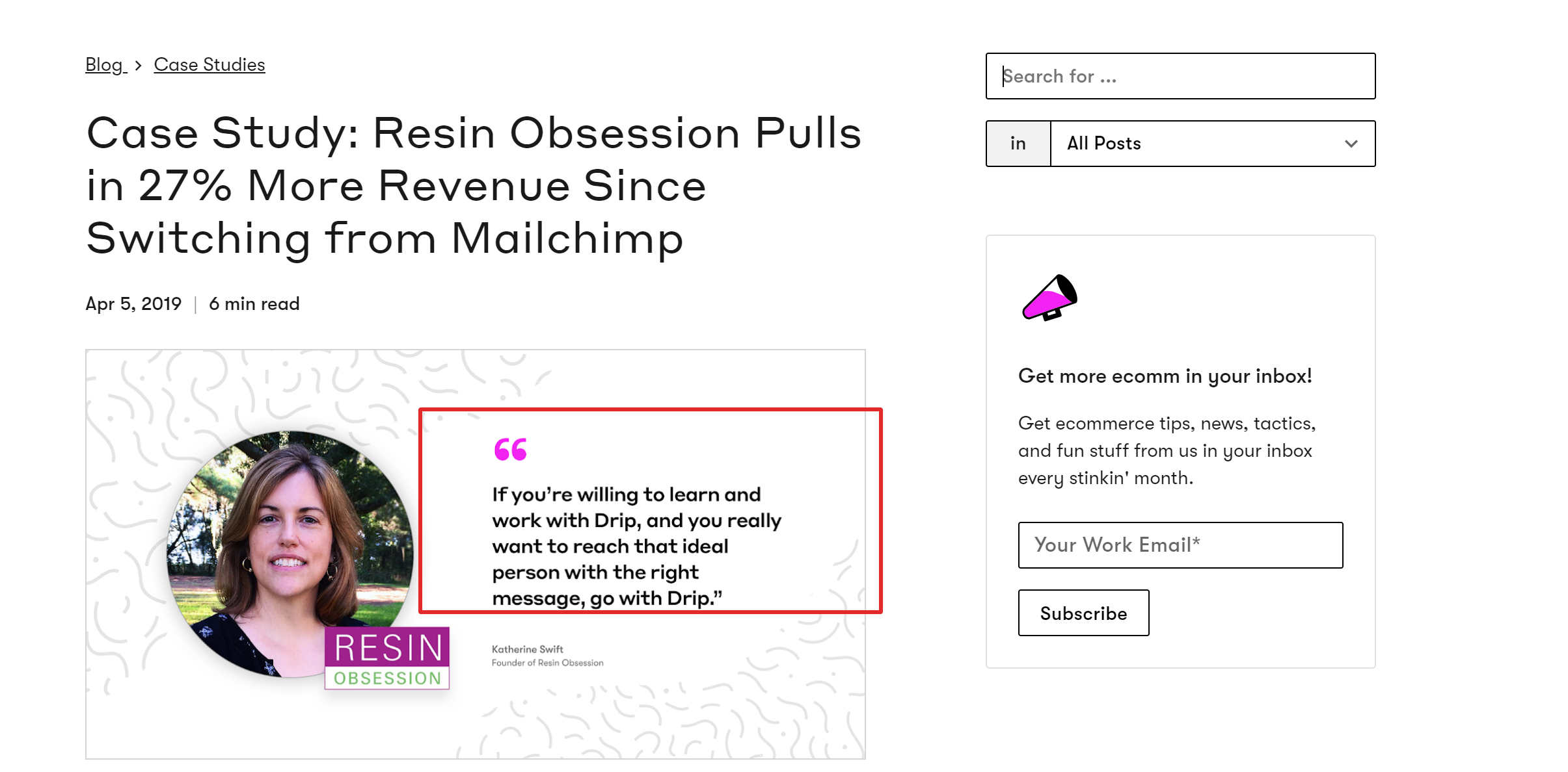 Avis sur le marketing par e-mail goutte à goutte Drip email marketing reviews