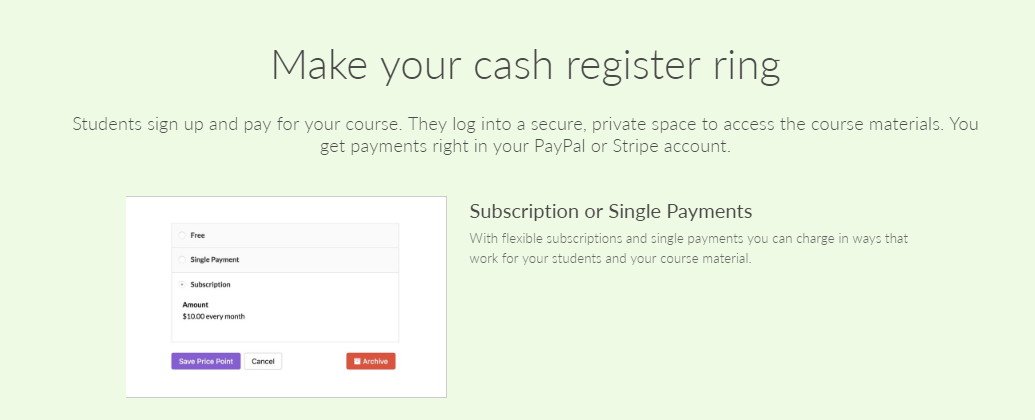 Avis Ruzuku - paiement unique Ruzuku review - single payment