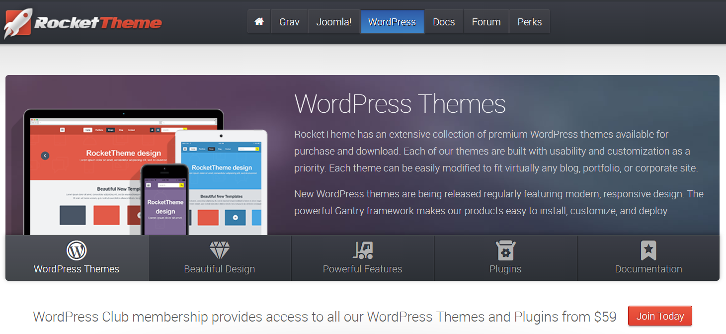 割引クーポン付きの RocketTheme レビュー - WordPress テーマ RocketTheme Review With Discount Coupon- WordPress Themes
