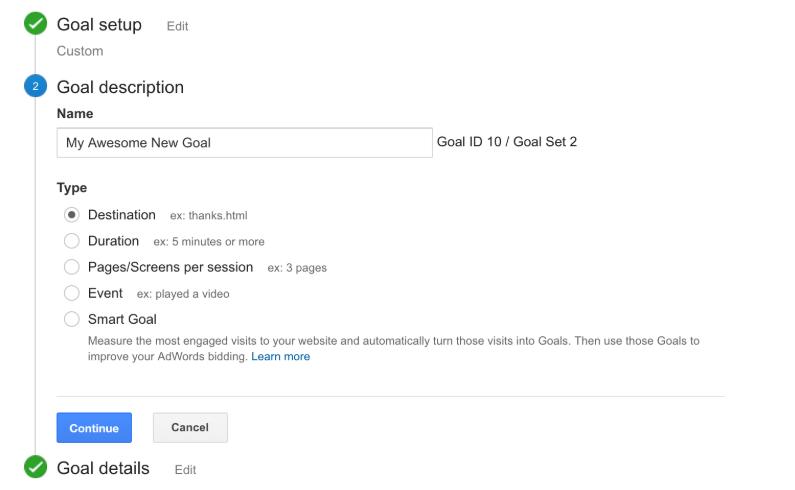 Google アナリティクスのトップのヒントとコツ - 目標の詳細 Top Google Analytics Tips and Tricks- Goal Details