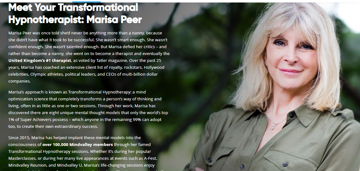  Rapid Transformational Therapy Course Review - Marisa Peer