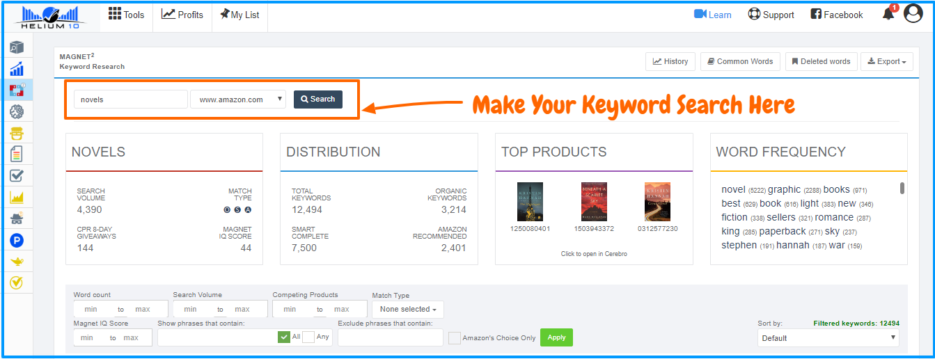 JungleScout vs Helium 10: Magnet