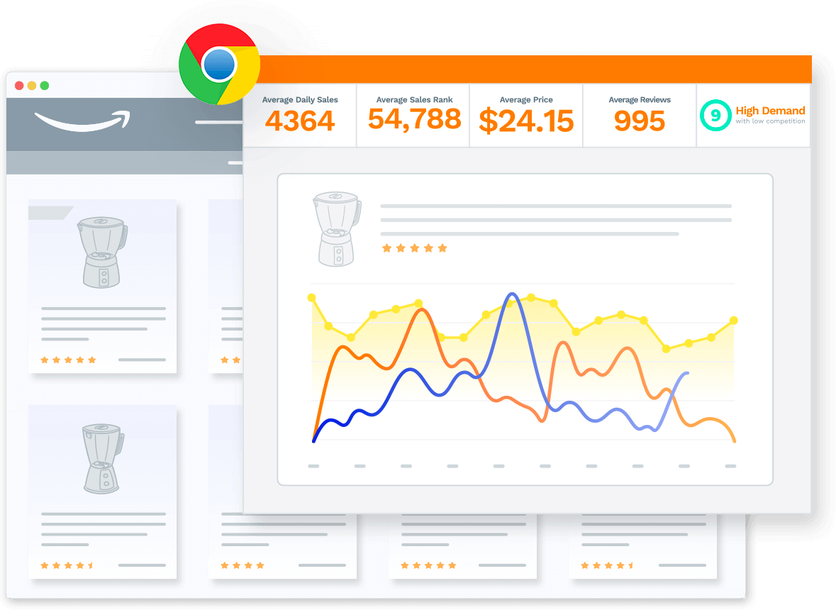 Helium10 vs JungleScout- chrome extension