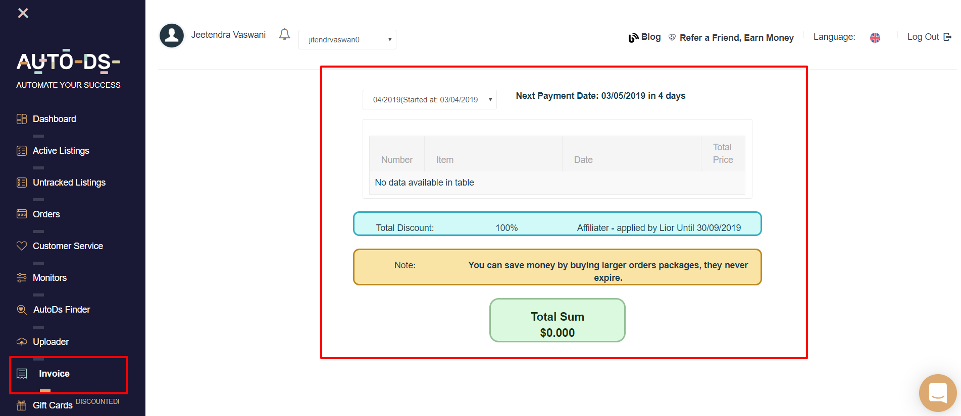AutoDS Review- เครื่องคำนวณการทำกำไร AutoDS Review- Profitability Calculator