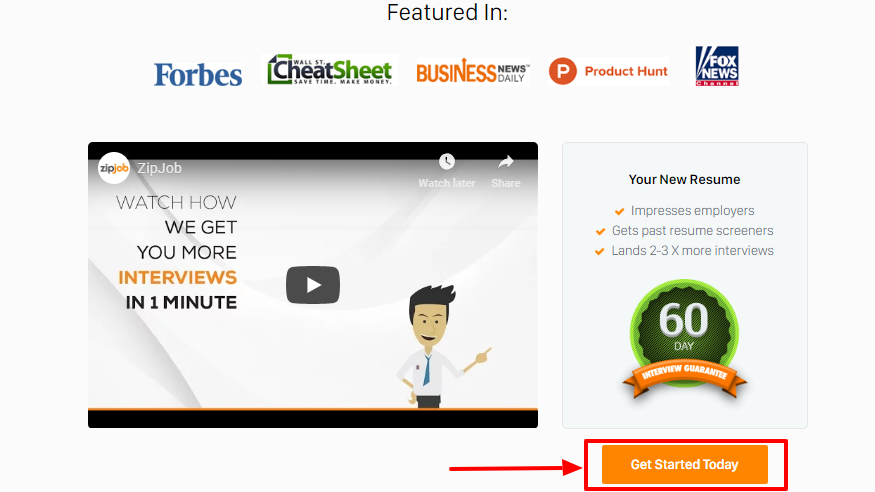 Zipjob coupon code-features