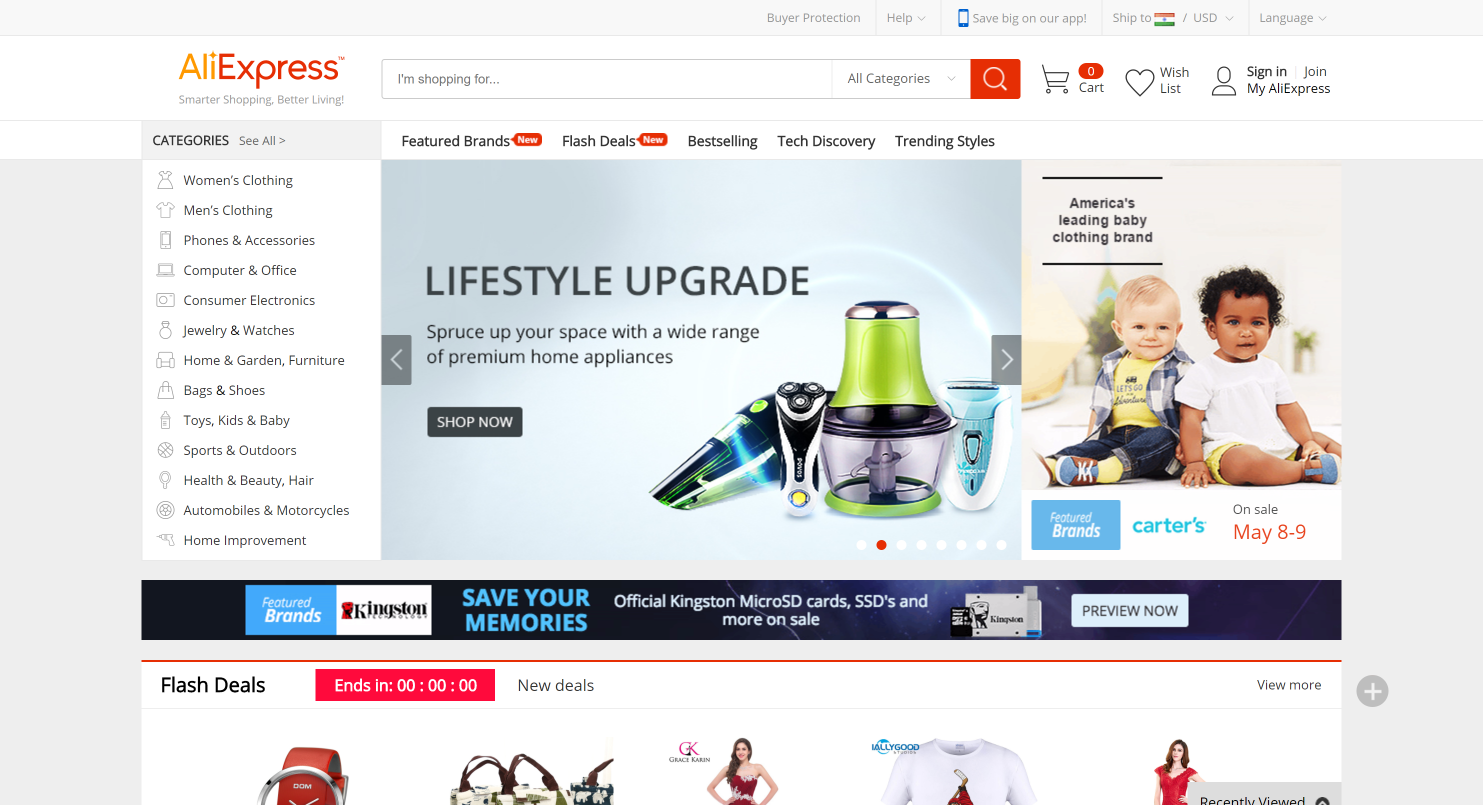 aliexpress- เริ่ม dropshipping webiste