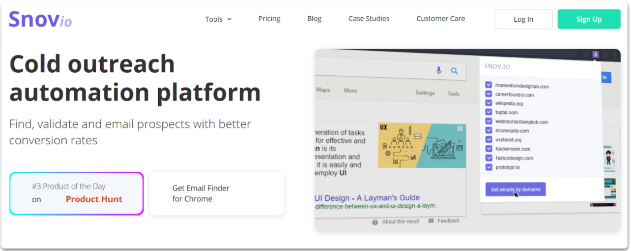Snov.io- Platform Otomatisasi Penjangkauan