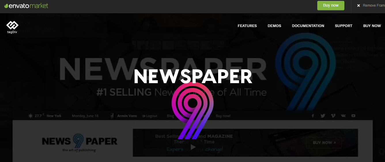 Newspaper Theme Review -Newspaper theme