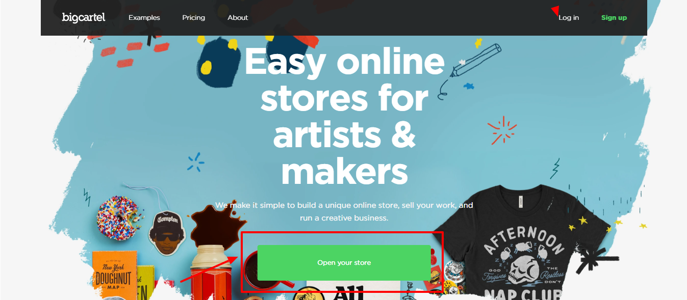 最高の e コマース プラットフォーム - ビッグ カルテルのレビューでストアを開く Best Ecommerce Platform -Big Cartel review open your store