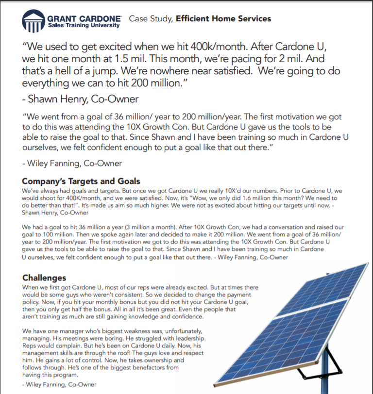 Grant Cardone Courses Review- กรณีศึกษา Grant Cardone Courses Review- Case Study