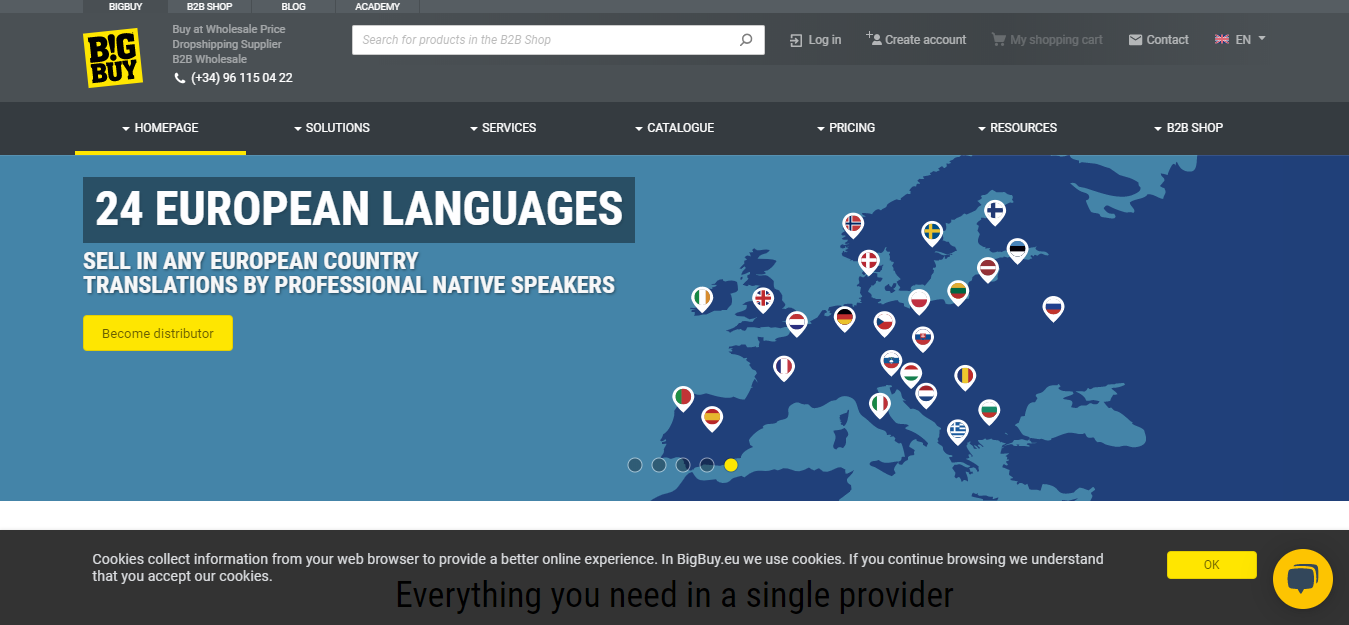 Best Dropshipping Suppliers in Europe- Bigbuy