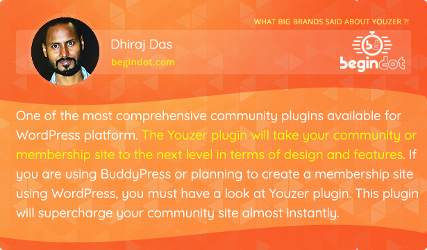 บทวิจารณ์ปลั๊กอิน Youzer Youzer Plugin reviews