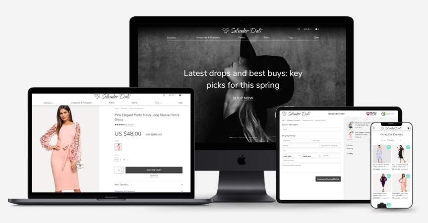 How To Order A Custom Drop Shipping Store- mobile optimized site